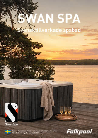 Framsidan Swan Spa broschyr